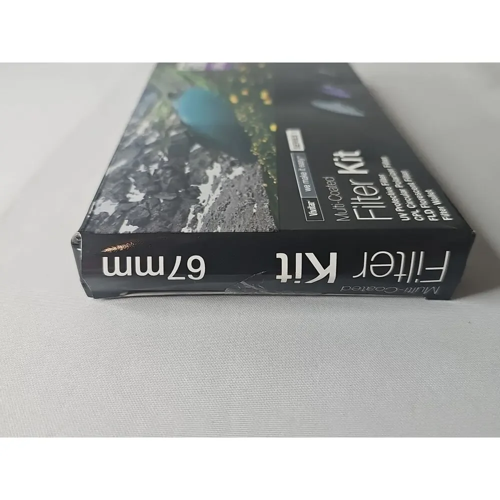 Vivitar 67mm Multi Coated 3 Piece Filter Kit UV CPL FLD VIV-FK3 + Filter Wallet
